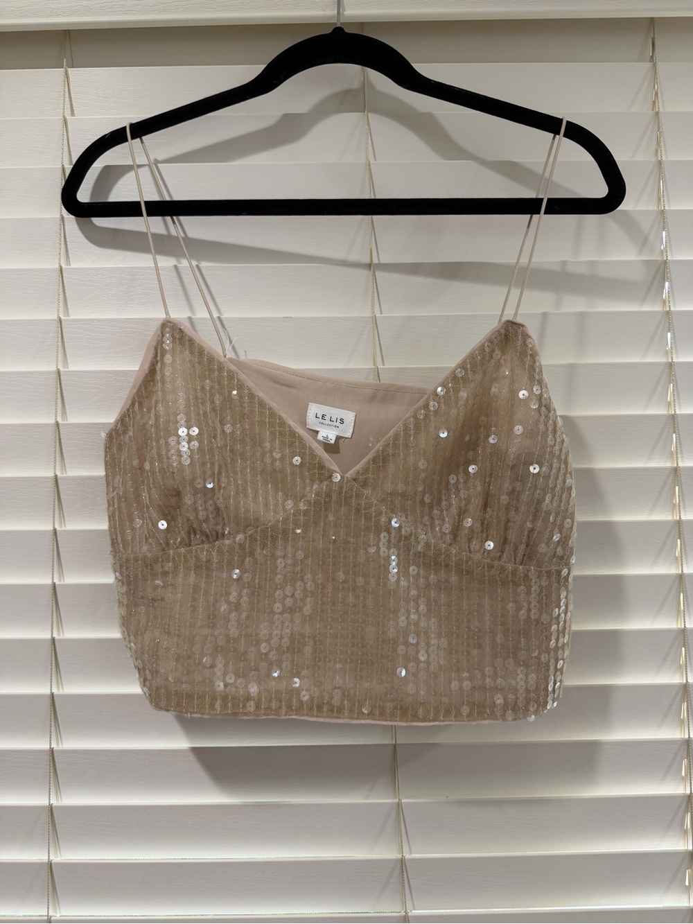 Le Lis Champagne Sequin Cami